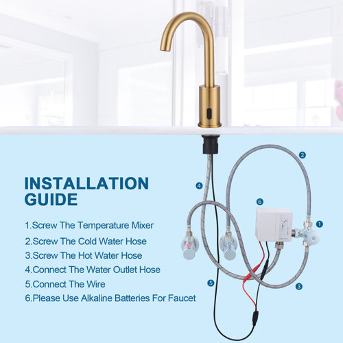 WOWOW Single Hole Faucet Bathroom Faucet & Reviews Wayfair